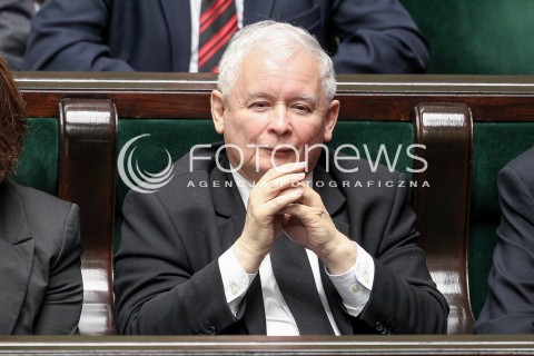  24.05.2017 WARSZAWA SEJM<br />POSIEDZENIE SEJMU RP<br />N/Z JAROSLAW KACZYNSKI<br /> 