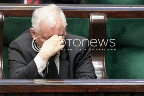  24.05.2017 WARSZAWA SEJM<br />POSIEDZENIE SEJMU RP<br />N/Z JAROSLAW KACZYNSKI<br /> 