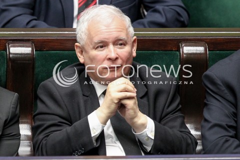  24.05.2017 WARSZAWA SEJM<br />POSIEDZENIE SEJMU RP<br />N/Z JAROSLAW KACZYNSKI<br /> 