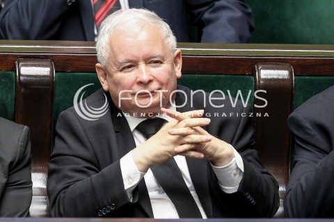 24.05.2017 WARSZAWA SEJM<br />POSIEDZENIE SEJMU RP<br />N/Z JAROSLAW KACZYNSKI<br /> 