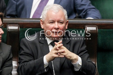  24.05.2017 WARSZAWA SEJM<br />POSIEDZENIE SEJMU RP<br />N/Z JAROSLAW KACZYNSKI<br /> 