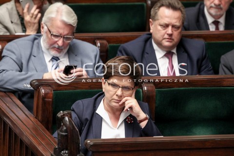 24.05.2017 WARSZAWA SEJM<br />POSIEDZENIE SEJMU RP<br />N/Z PREMIER BEATA SZYDLO<br /> 