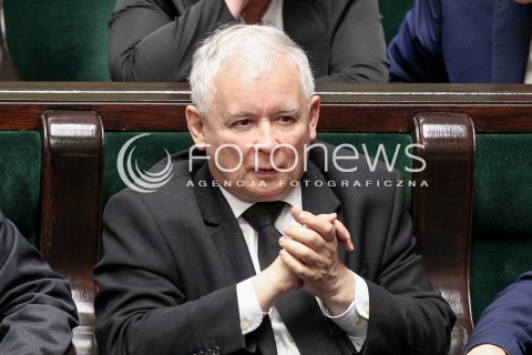  24.05.2017 WARSZAWA SEJM<br />POSIEDZENIE SEJMU RP<br />N/Z JAROSLAW KACZYNSKI<br /> 