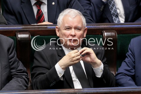  24.05.2017 WARSZAWA SEJM<br />POSIEDZENIE SEJMU RP<br />N/Z JAROSLAW KACZYNSKI<br /> 