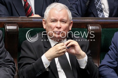  24.05.2017 WARSZAWA SEJM<br />POSIEDZENIE SEJMU RP<br />N/Z JAROSLAW KACZYNSKI<br /> 