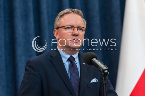  24.05.2017 WARSZAWA<br />KONFERENCJA PRASOWA SZEFA GABINETU PREZYDENTA RP<br />N/Z KRZYSZTOF SZCZERSKI - SZEF KABINETU PREZYDENTA RP <br /> 