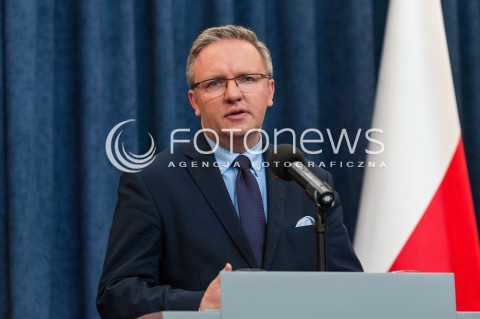 Konferencja Krzysztofa Szczerskiego w Warszawie