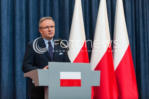  24.05.2017 WARSZAWA<br />KONFERENCJA PRASOWA SZEFA GABINETU PREZYDENTA RP<br />N/Z KRZYSZTOF SZCZERSKI - SZEF KABINETU PREZYDENTA RP <br /> 