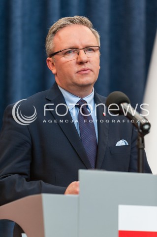  24.05.2017 WARSZAWA<br />KONFERENCJA PRASOWA SZEFA GABINETU PREZYDENTA RP<br />N/Z KRZYSZTOF SZCZERSKI - SZEF KABINETU PREZYDENTA RP <br /> 