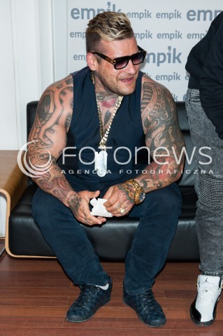  25.05.2017 WARSZAWA<br />PROMOCJA PLYTY POPKA PT. TRZECH KROLI<br />N/Z POPEK PAWEL RYSZARD MIKOLAJUW<br /> 