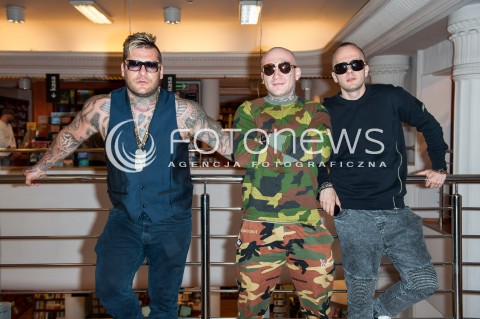  25.05.2017 WARSZAWA<br />PROMOCJA PLYTY POPKA PT. TRZECH KROLI<br />N/Z POPEK PAWEL RYSZARD MIKOLAJUW SOBOTA MATHEO<br /> 