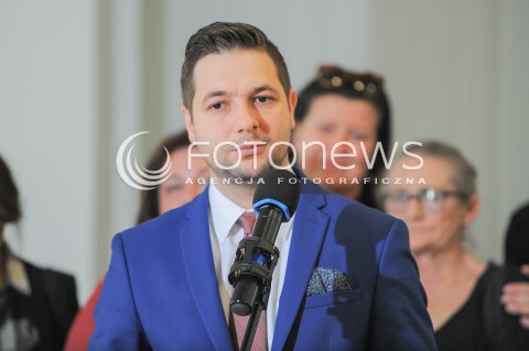  26.05.2017 WARSZAWA MINISTERSTWO SPRAWIEDLIWOSCI<br />KONFERENCJA PRASOWA DOTYCZACA POWOLANIA CZLONKOW RADY SPOLECZNEJ PRZY KOMISJI WERYFIKACYJNEJ<br />N/Z WICEMINISTER PATRYK JAKI<br /> 