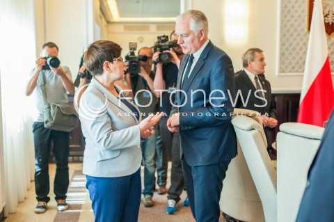  30.05.2017 WARSZAWA <br />POSIEDZENIE RADY MINISTROW <br />N/Z PREMIER BEATA SZYDLO JAROSLAW GOWIN<br /> 