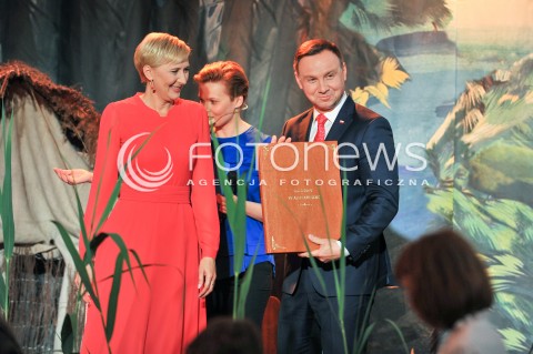  01.06.2017 WARSZAWA<br />DZIEN DZIECKA Z PARA PREZYDENCKA <br />N/Z AGATA KORNHAUSER DUDA PREZYDENT RP ANDRZEJ DUDA<br /> 