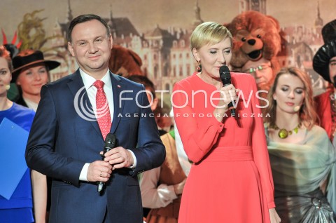  01.06.2017 WARSZAWA<br />DZIEN DZIECKA Z PARA PREZYDENCKA <br />N/Z AGATA KORNHAUSER DUDA PREZYDENT RP ANDRZEJ DUDA<br /> 