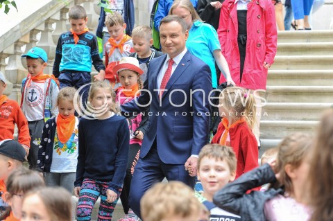  01.06.2017 WARSZAWA<br />DZIEN DZIECKA Z PARA PREZYDENCKA <br />N/Z PREZYDENT RP ANDRZEJ DUDA<br /> 