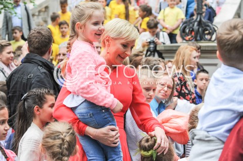  01.06.2017 WARSZAWA<br />DZIEN DZIECKA Z PARA PREZYDENCKA <br />N/Z AGATA KORNHAUSER DUDA<br /> 
