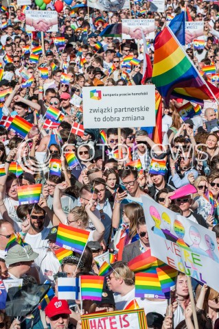 03.06.2017 WARSZAWA<br />PARADA ROWNOSCI<br />N/Z UCZESTNICY PARADY<br /> 