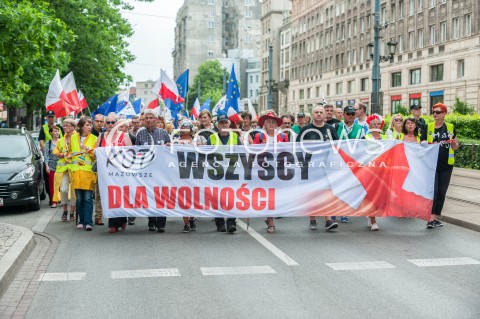 Marsz Wszyscy Dla Wolności w Warszawie