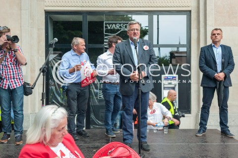  04.06.2017 WARSZAWA<br />WSZYSCY DLA WOLNOSCI<br />N/Z BRONISLAW KOMOROWSKI HENRYK WUJEC<br /> 