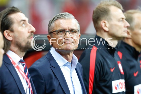  10.06.2017 WARSZAWA PILKA NOZNA <br />FOOTBALL POLISH ELIMINACJE MS 2018<br />MECZ POLSKA - RUMUNIA NA STADIONIE NARODOWYM<br />N/Z ADAM NAWALKA - TRENER REPEZENTACJI POLSKI ( HEAD COACH ) <br /> 