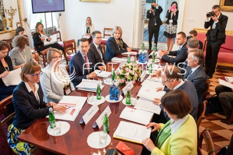 Spotkanie kończące prezydencję Polski w grupie V4 w Warszawie