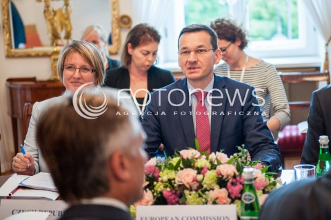  14.06.2016 WARSZAWA<br />SPOTKANIE KONCZACE PREZYDENCJE POLSKI W GRUPIE V4<br />N/Z MATEUSZ MORAWIECKI <br /> 