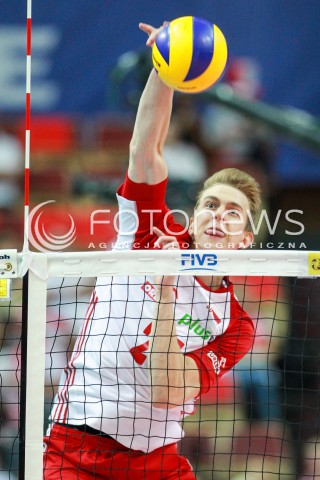  15.06.2017 KATOWICE <br />SIATKOWKA MEZCZYZN <br />LIGA SWIATOWA 2017 <br />FIVB VOLLEYBALL WORLD LEAGUE 2017 <br />MECZ POLSKA - ROSJA ( Poland - Russia ) <br />N/Z ARTUR SZALPUK SYLWETKA ATAK <br /> 