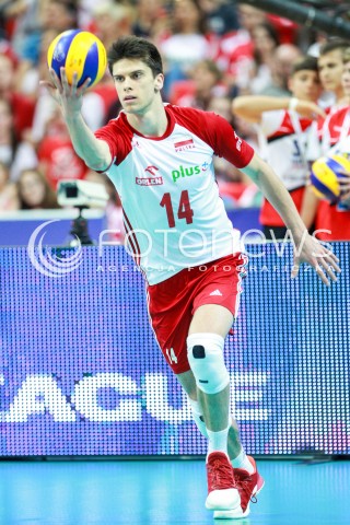  15.06.2017 KATOWICE <br />SIATKOWKA MEZCZYZN <br />LIGA SWIATOWA 2017 <br />FIVB VOLLEYBALL WORLD LEAGUE 2017 <br />MECZ POLSKA - ROSJA ( Poland - Russia ) <br />N/Z ALEKSANDER SLIWKA SYLWETKA <br /> 