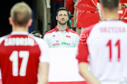  15.06.2017 KATOWICE <br />SIATKOWKA MEZCZYZN <br />LIGA SWIATOWA 2017 <br />FIVB VOLLEYBALL WORLD LEAGUE 2017 <br />MECZ POLSKA - ROSJA ( Poland - Russia ) <br />N/Z PIOTR GRUSZKA - II TRENER ( ASSISTANT COACH ) <br /> 