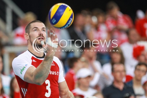  17.06.2017 LODZ <br />SIATKOWKA MEZCZYZN <br />LIGA SWIATOWA 2017 <br />FIVB VOLLEYBALL WORLD LEAGUE 2017 <br />MECZ POLSKA - IRAN ( Poland - Iran ) <br />N/Z DAWID KONARSKI SYLWETKA <br /> 