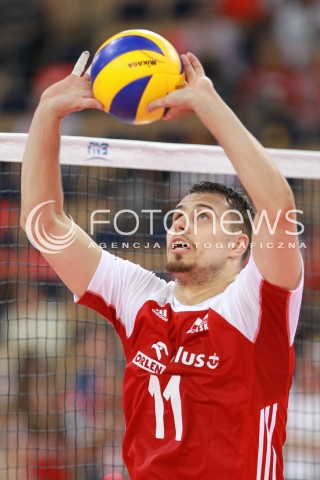  17.06.2017 LODZ <br />SIATKOWKA MEZCZYZN <br />LIGA SWIATOWA 2017 <br />FIVB VOLLEYBALL WORLD LEAGUE 2017 <br />MECZ POLSKA - IRAN ( Poland - Iran ) <br />N/Z FABIAN DRZYZGA SYLWETKA <br /> 