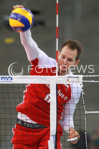  17.06.2017 LODZ <br />SIATKOWKA MEZCZYZN <br />LIGA SWIATOWA 2017 <br />FIVB VOLLEYBALL WORLD LEAGUE 2017 <br />MECZ POLSKA - IRAN ( Poland - Iran ) <br />N/Z BARTOSZ KUREK SYLWETKA ATAK <br /> 