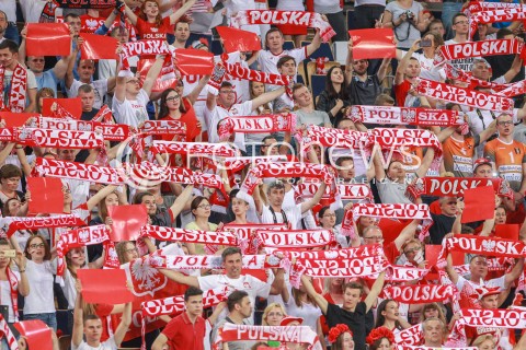  17.06.2017 LODZ <br />SIATKOWKA MEZCZYZN <br />LIGA SWIATOWA 2017 <br />FIVB VOLLEYBALL WORLD LEAGUE 2017 <br />MECZ POLSKA - IRAN ( Poland - Iran ) <br />N/Z KIBICE DOPING OPRAWA EMOCJE SZALIKI FLAGI BIALO CZERWONE<br /> 