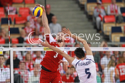  17.06.2017 LODZ <br />SIATKOWKA MEZCZYZN <br />LIGA SWIATOWA 2017 <br />FIVB VOLLEYBALL WORLD LEAGUE 2017 <br />MECZ POLSKA - IRAN ( Poland - Iran ) <br />N/Z DAWID KONARSKI <br /> 
