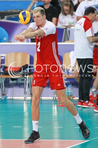  17.06.2017 LODZ <br />SIATKOWKA MEZCZYZN <br />LIGA SWIATOWA 2017 <br />FIVB VOLLEYBALL WORLD LEAGUE 2017 <br />MECZ POLSKA - IRAN ( Poland - Iran ) <br />N/Z MACIEJ MUZAJ SYLWETKA <br /> 