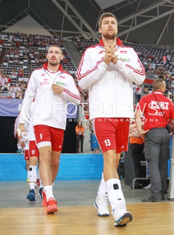  18.06.2017 LODZ <br />SIATKOWKA MEZCZYZN <br />LIGA SWIATOWA 2017 <br />FIVB VOLLEYBALL WORLD LEAGUE 2017 <br />MECZ POLSKA - IRAN ( Poland - USA ) <br />N/Z MICHAL KUBIAK DAWID KONARSKI <br /> 