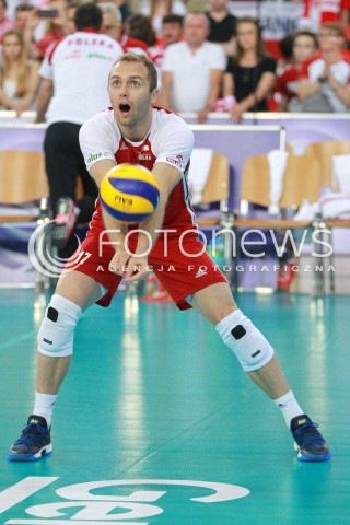  18.06.2017 LODZ <br />SIATKOWKA MEZCZYZN <br />LIGA SWIATOWA 2017 <br />FIVB VOLLEYBALL WORLD LEAGUE 2017 <br />MECZ POLSKA - IRAN ( Poland - USA ) <br />N/Z PAWEL ZATORSKI SYLWETKA <br /> 