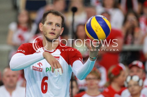  18.06.2017 LODZ <br />SIATKOWKA MEZCZYZN <br />LIGA SWIATOWA 2017 <br />FIVB VOLLEYBALL WORLD LEAGUE 2017 <br />MECZ POLSKA - IRAN ( Poland - USA ) <br />N/Z BARTOSZ KUREK SYLWETKA <br /> 