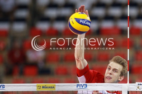  18.06.2017 LODZ <br />SIATKOWKA MEZCZYZN <br />LIGA SWIATOWA 2017 <br />FIVB VOLLEYBALL WORLD LEAGUE 2017 <br />MECZ POLSKA - IRAN ( Poland - USA ) <br />N/Z ARTUR SZALPUK SYLWETKA ATAK <br /> 