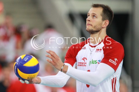  18.06.2017 LODZ <br />SIATKOWKA MEZCZYZN <br />LIGA SWIATOWA 2017 <br />FIVB VOLLEYBALL WORLD LEAGUE 2017 <br />MECZ POLSKA - IRAN ( Poland - USA ) <br />N/Z BARTOSZ KUREK SYLWETKA <br /> 