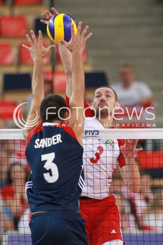  18.06.2017 LODZ <br />SIATKOWKA MEZCZYZN <br />LIGA SWIATOWA 2017 <br />FIVB VOLLEYBALL WORLD LEAGUE 2017 <br />MECZ POLSKA - IRAN ( Poland - USA ) <br />N/Z DAWID KONARSKI <br /> 