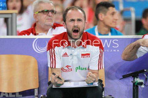  18.06.2017 LODZ <br />
SIATKOWKA MEZCZYZN <br />
LIGA SWIATOWA 2017 <br />
FIVB VOLLEYBALL WORLD LEAGUE 2017 <br />
MECZ POLSKA - IRAN ( Poland - USA ) <br />
N/Z OSKAR KACZMARCZYK RADOSC EMOCJE <br />
 
