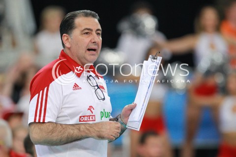  18.06.2017 LODZ <br />
SIATKOWKA MEZCZYZN <br />
LIGA SWIATOWA 2017 <br />
FIVB VOLLEYBALL WORLD LEAGUE 2017 <br />
MECZ POLSKA - IRAN ( Poland - USA ) <br />
N/Z FERDINANDO DE GIORGI - I TRENER ( HEAD COACH ) SYLWETKA <br />
 