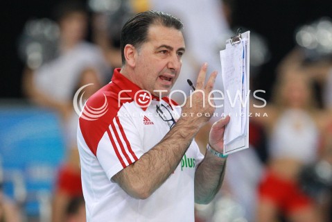  18.06.2017 LODZ <br />
SIATKOWKA MEZCZYZN <br />
LIGA SWIATOWA 2017 <br />
FIVB VOLLEYBALL WORLD LEAGUE 2017 <br />
MECZ POLSKA - IRAN ( Poland - USA ) <br />
N/Z FERDINANDO DE GIORGI - I TRENER ( HEAD COACH ) SYLWETKA <br />
 