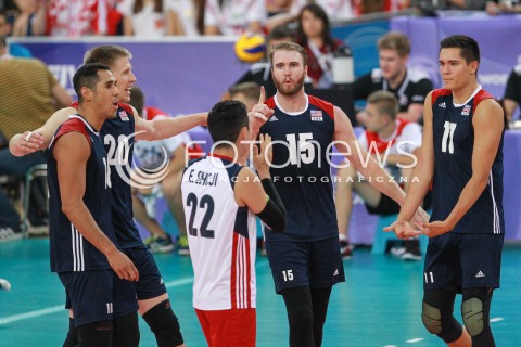  18.06.2017 LODZ <br />
SIATKOWKA MEZCZYZN <br />
LIGA SWIATOWA 2017 <br />
FIVB VOLLEYBALL WORLD LEAGUE 2017 <br />
MECZ POLSKA - IRAN ( Poland - USA ) <br />
N/Z DAVID SMITH CARSON CLARK MICAH CHRISTENSON RADOSC EMOCJE <br />
 