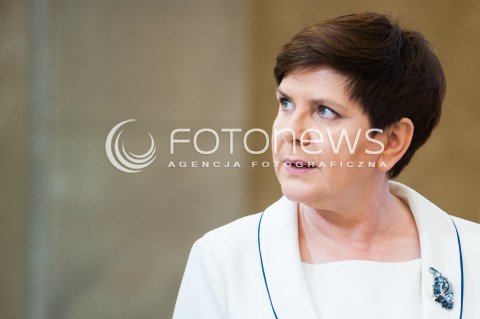  19.06.2017 WARSZAWA<br />SPOTKANIE PANSTW GRUPY WYSZEHRADZKIEJ ORAZ BENELUKSU<br />N/Z PREMIER BEATA SZYDLO<br /> 