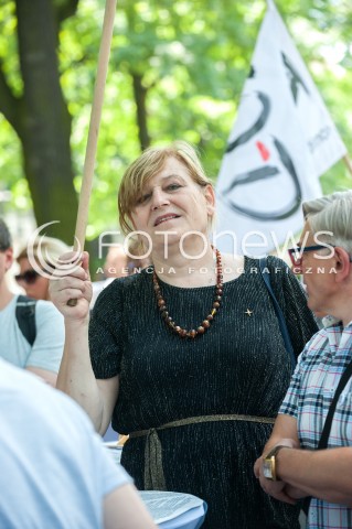  20.06.2017 WARSZAWA<br />WIEC PRZED TRYBUNALEM KONSTYTUCYJNYM<br />N/Z ANNA GRODZKA<br /> 