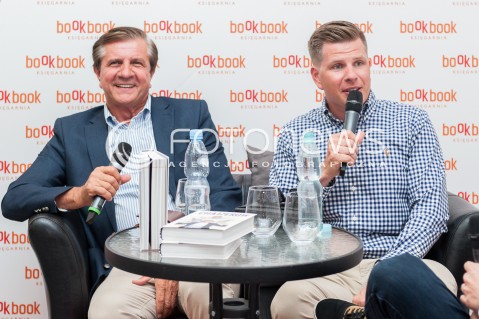  22.06.2017 WARSZAWA<br />PROMOCJA KSIAZKI CHAJZEROW DWOCH<br />N/Z FILIP CHAJZER ZYGMUNT CHAJZER<br /> 