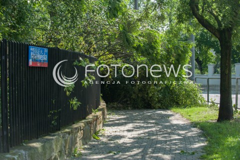  29.06.2017 WARSZAWA<br />EFEKTY BURZY<br />N/Z POWALONE DRZEWO CHODNIK<br /> 